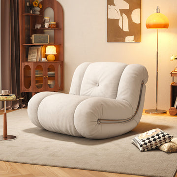 Rocking Sofa Leisure Chair in Black, White, Brown, Green - Faux Leather & Technology Velvet Recliner
